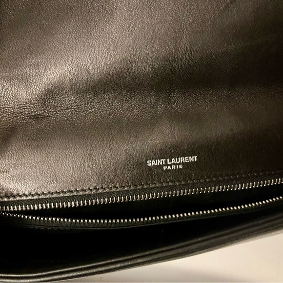 Yves Saint Laurent Black Quilted Clutch - Picture 8 of 17